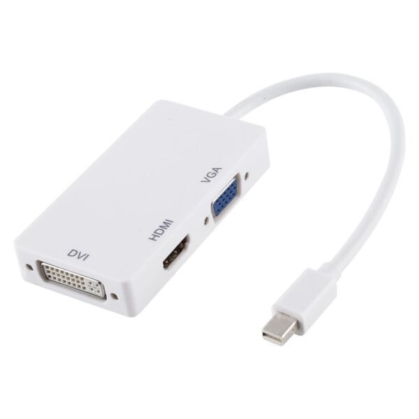Adaptateur Mini DisplayPort vers HDMI/DVI/VGA