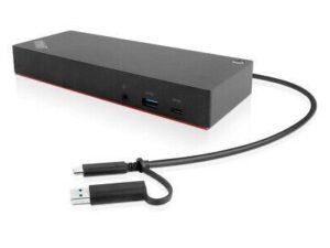 Dock LENOVO ThinkPad Hybrid USB-C with USB-A Dock - Station d'accueil - USB-C - 2 x HDMI, 2 x DP - GigE - 135 Watt