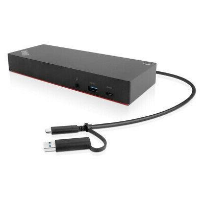Dock LENOVO ThinkPad Hybrid USB-C with USB-A Dock - Station d'accueil - USB-C - 2 x HDMI, 2 x DP - GigE - 135 Watt
