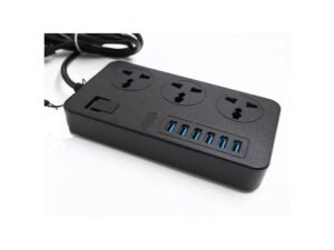 Multiprise avec USB avec 3 Prises 6 Chargeur USB