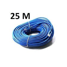 Câble Ethernet cat6 25m f/utp cuivre bleu Câbles réseau