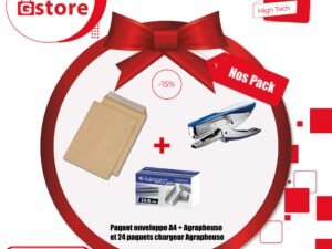 Packs Paquet enveloppe A4 + Agrafeuse et chargeur Agrafeuse