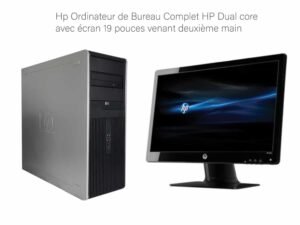 Hp Ordinateur de Bureau Complet HP Compaq dc7800 - Dual core - Ecran 19" - Disque Dur 160 Go - RAM 2 Go – Image 1