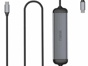 HUB USB-C 5 en 1 HDMI, USB 3.0, Carte mémoire SD et micro SD Wiwu A521H – Image 4