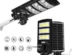Caméra de Surveillance Autonome Wi-Fi Éclairage LED